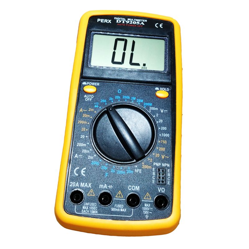 مولتی متر دیجیتال پرکس مدل dt 9205 a